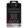 Ouch! Bijou anal Round Gem M 7 x 3.3 cm Argenté-Transparent